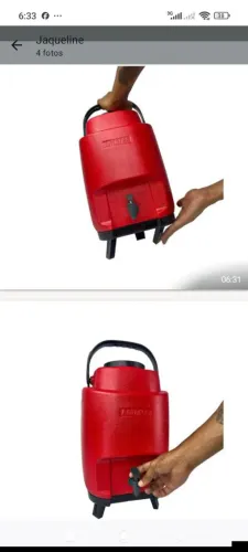 Vendo garrafa térmica com torneira