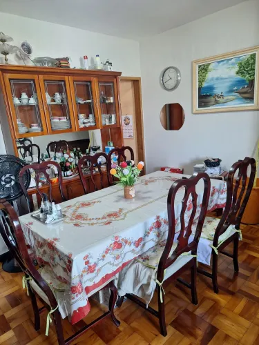 Tampão de Vidro bisotado para mesa de 6 cadeiras tratar *