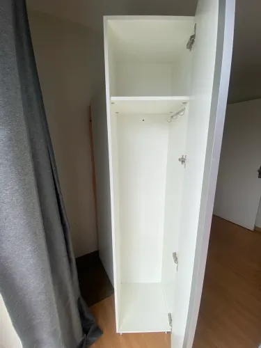 Armário Multiuso 1 Porta Compacto (com Prateleira e Ganchos) - Ótimo Estado
