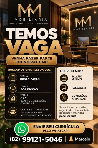 Vaga de emprego na Jatiuca