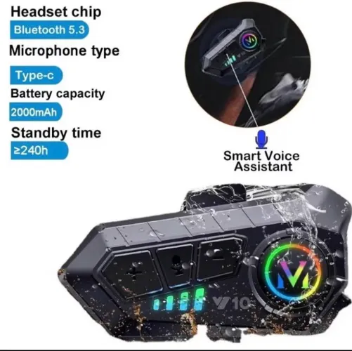 Intercomunicador fone para capacete 