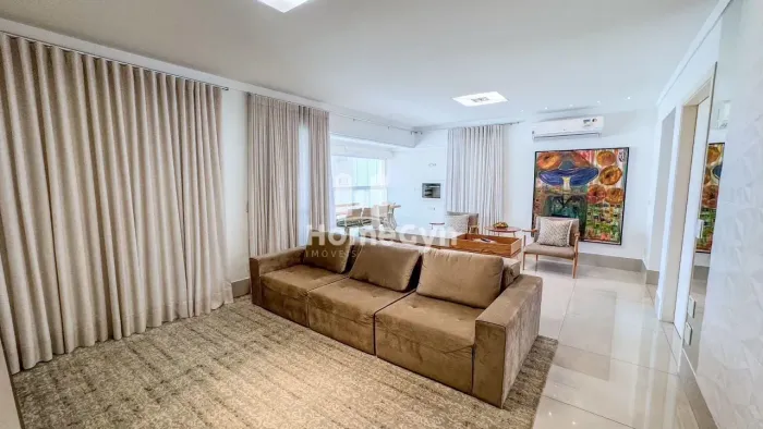Apartamento mobiliado e decorado no Setor Marista 4 suítes