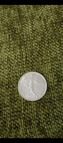 Moeda de 5 Francos 1974