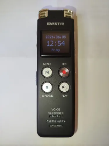 Gravador de Voz Digital 16GB EVISTR