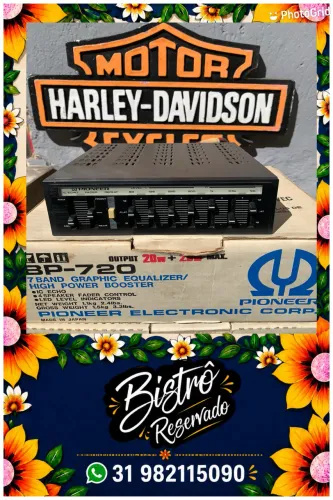 Rádio toca fita e equalizador Pioneer