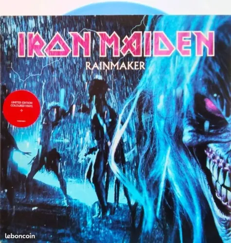 compacto azul single Vinil Rainmaker Iron Maiden 2003 ZERADAÇO Raríssimo