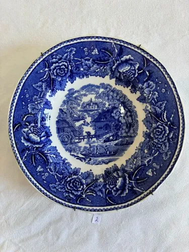 Prato Antigo Cerâmica Finlandesa Arabia ? Decoração Vintage Paisagem