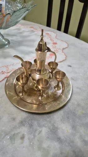 Conjunto de chá bronze