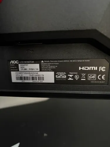 Monitor gamer 180hz AOC