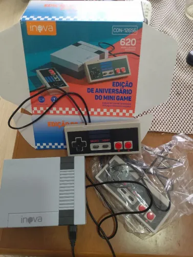 Nintendinho 8 bits retrô 600 jogos