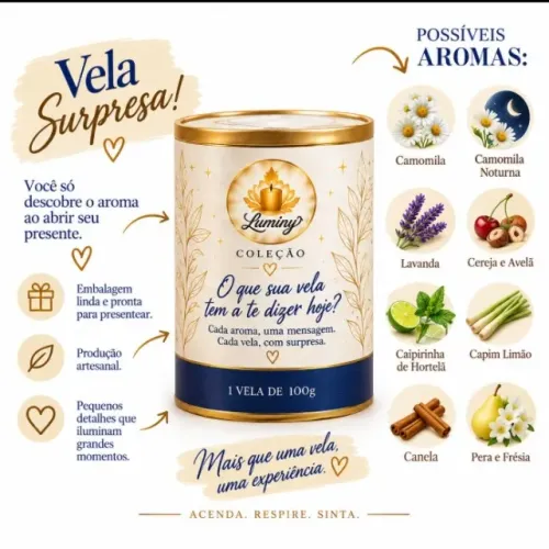 Velas Aromáticas - Surpresa