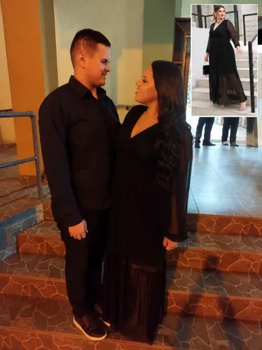Vestido festa plus size
