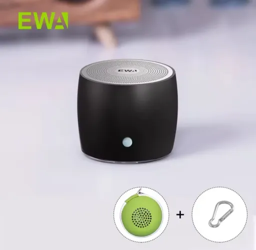 Mini caixa de som Bluetooth EWA a103 + Case