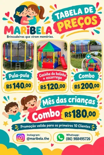 Aluguel de briquedos para crianças