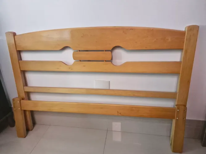 Cama de casal madeira 