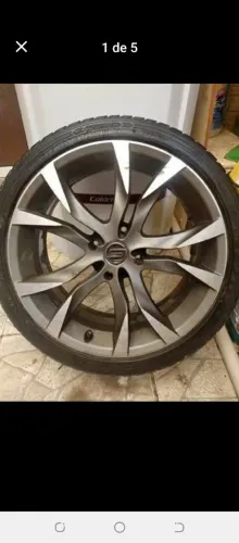 Rodas scorro furação 4x108 pneus 70%  205/40/17  R$ 2.000