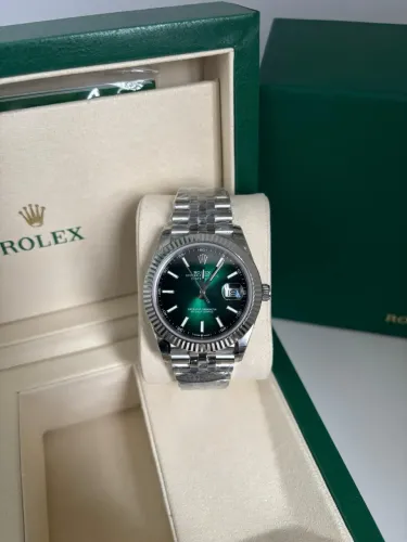 Rolex Datejust Super Clone Green Ombré