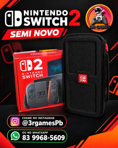 Nintendo switch 2 Semi Novo ( avaliamos Trocas )