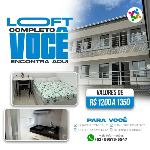 Kitnet/conjugado para aluguel com mobilia no Setor Coimbra - Goiânia - GO