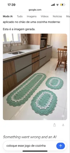 Jogo de cozinha Crochet