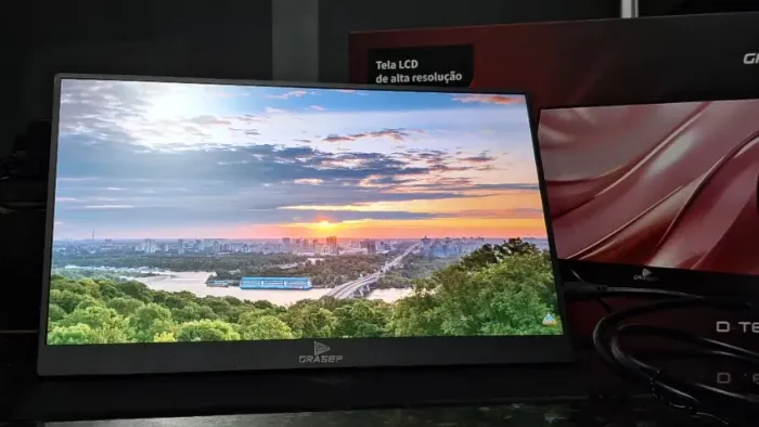 Monitor Portátil 15,6" Full HD IPS, Novo