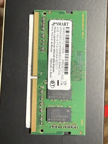 Memória RAM 4GB DDR4 3200MHz Smart Notebook PC4-3200