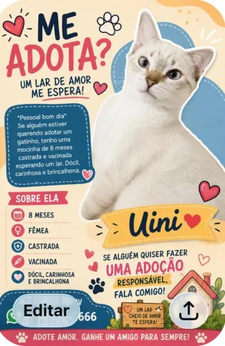 ADOÇÃO RESPONSÁVEL 