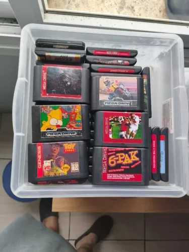 Fitas de mega drive
