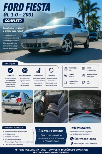 Ford Fiesta GL Class 1.0i 5P 2001