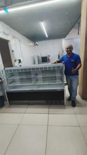 BALCÃO REFRIGERADO DUPLA FUNÇÃO 1.75 METRO LINHA AURORA GELOPAR
