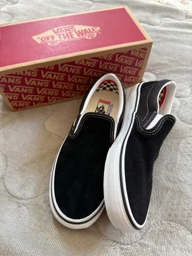 vans camurça preto