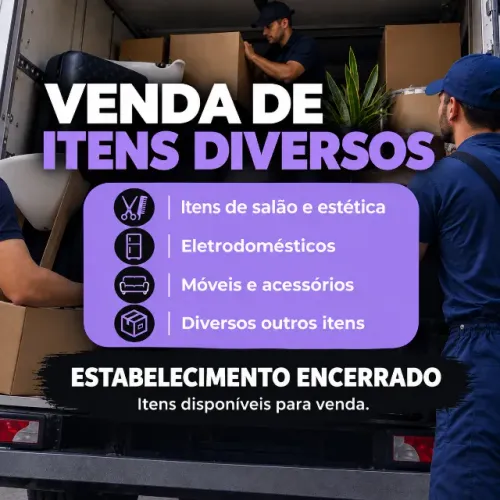 Venda Itens Diversos - Salão e Estética, Eletrodomésticos e Móveis