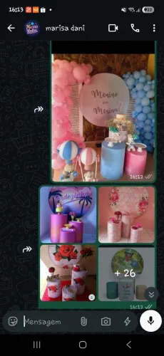 Vendo acervo de festa