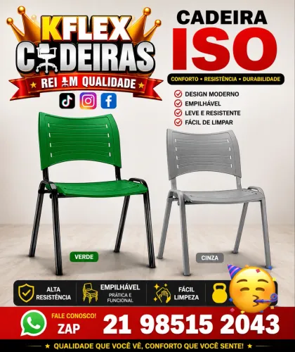 Cadeira ISO polipropileno