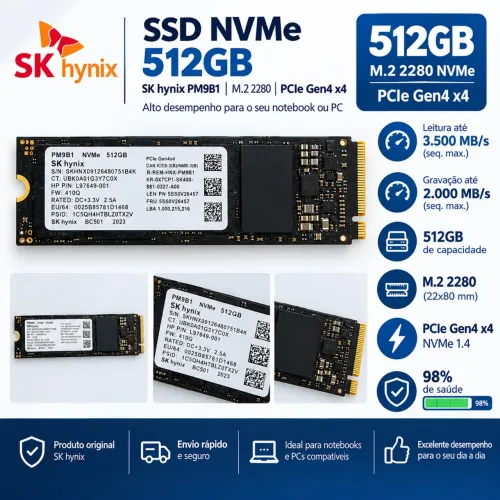 NVMe 512GB SamSung