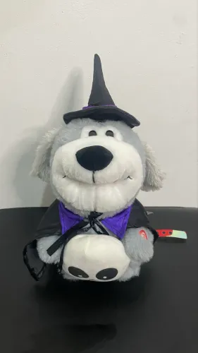 Cachorro bruxo Halloween eletrônico / animatrônico br machine