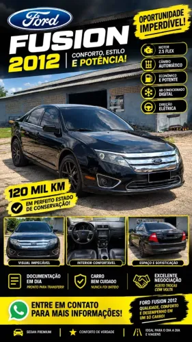 Ford Fusion SEL 2.5 16V 173cv Aut. 2012
