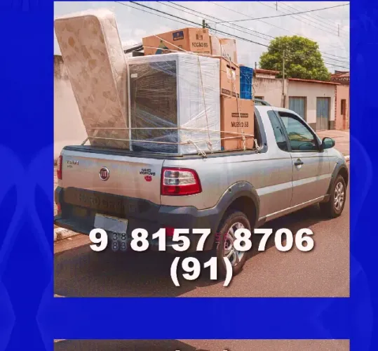 Frete para Redenção, Belém, São Brás e Icoaraci! Qualidade e segurança garantidas!