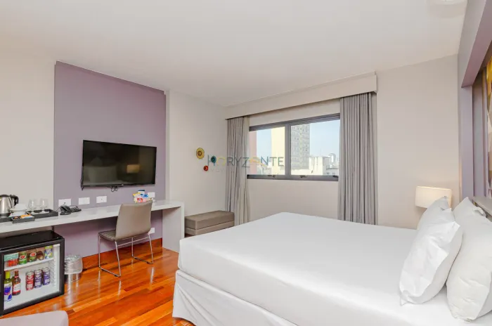 ACONCHEGANTE APARTAMENTO NO CENTRO, EM UNIDADE HOTELEIRA, PARA INVESTIMENTO