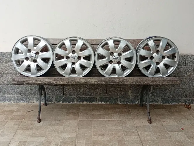 Jogo de Rodas Liga Leve Aro 14 Originais Peugeot