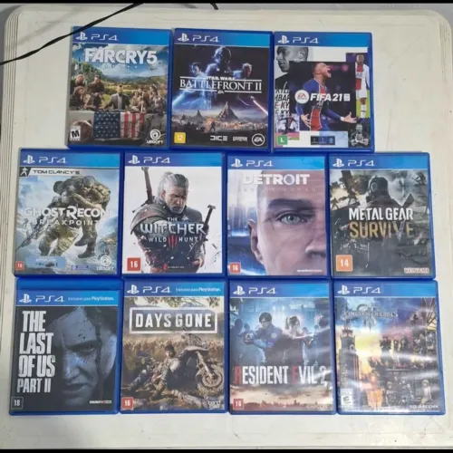 Jogos Ps4 , Aceito Cartão 