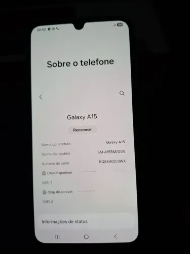 Smartphone Galaxy A15 128gb