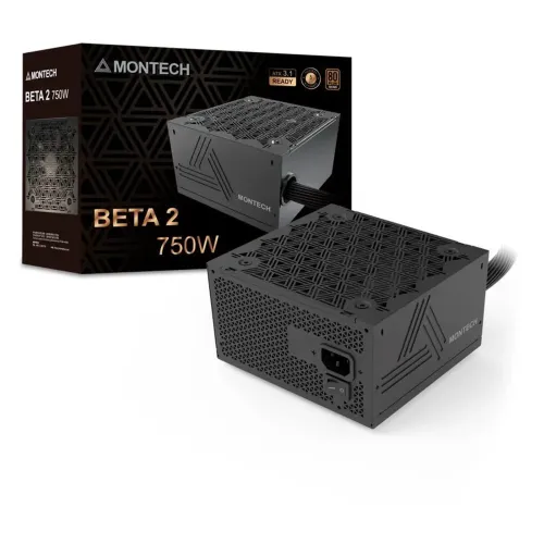 Fonte Montech Beta 2, 750W, 80 PLUS Bronze - ATX 3.1 - Capacitor Japonês