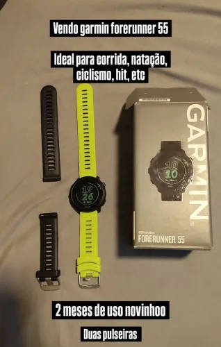 VENDO GARMIN FOREVER RUNNER 55 - parcelo em até 3x sem juros