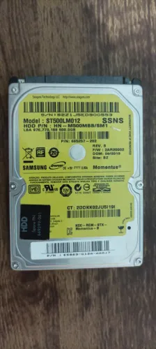 HD 500GB Seagate ST500LM012 - 2.5" SATA para Notebook