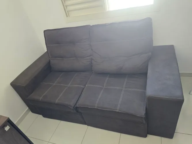 Sofá 3 Lugares Luizzi Monet Retrátil/Reclinável