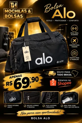 Bolsa para Academia e Viagem