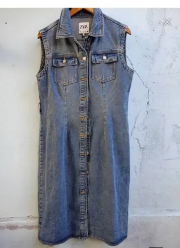 Zara vestido jeans
