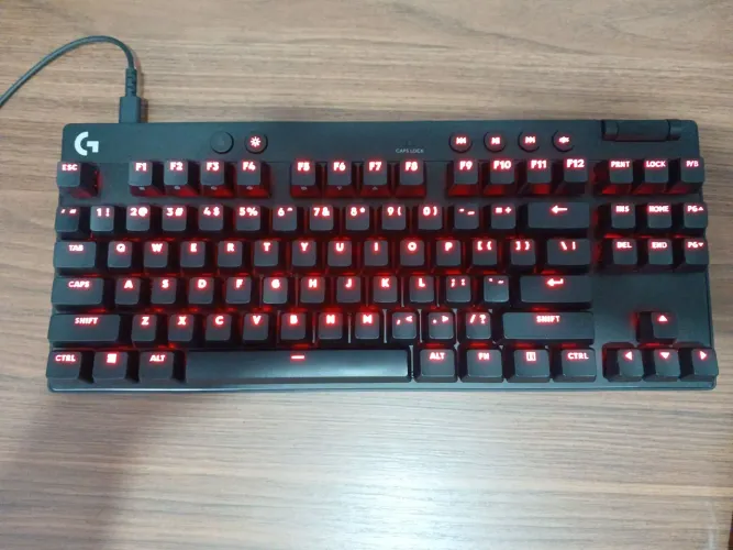 Teclado Gamer Logitech G PRO X TKL RAPID - Na Caixa Original Completo!