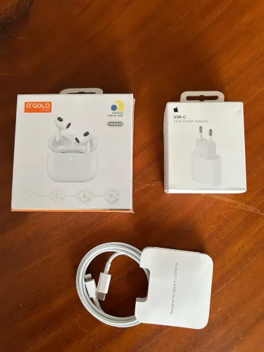 FONTE E CABO APLLE + FONE